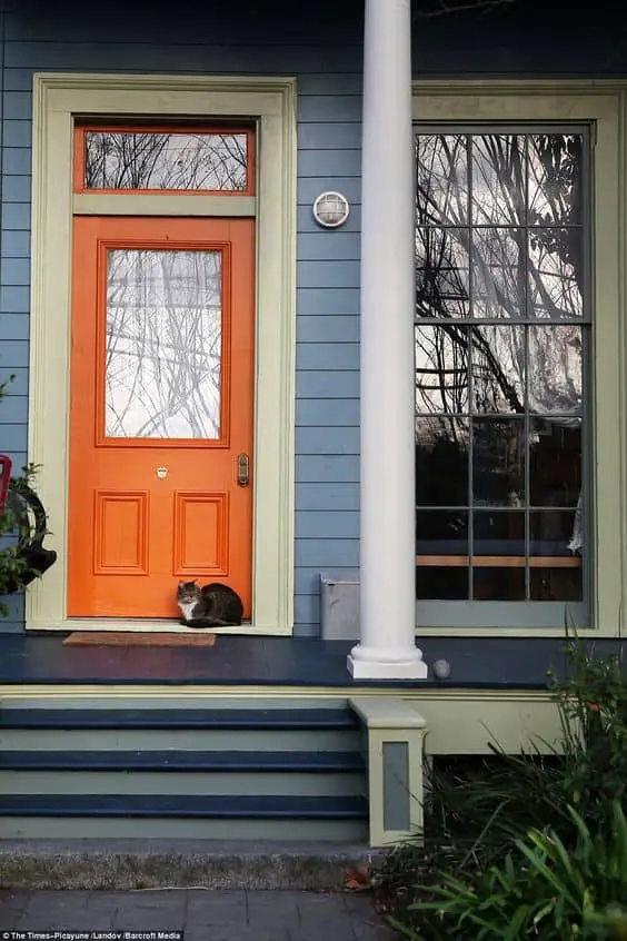 Front Door Colors for a Blue House