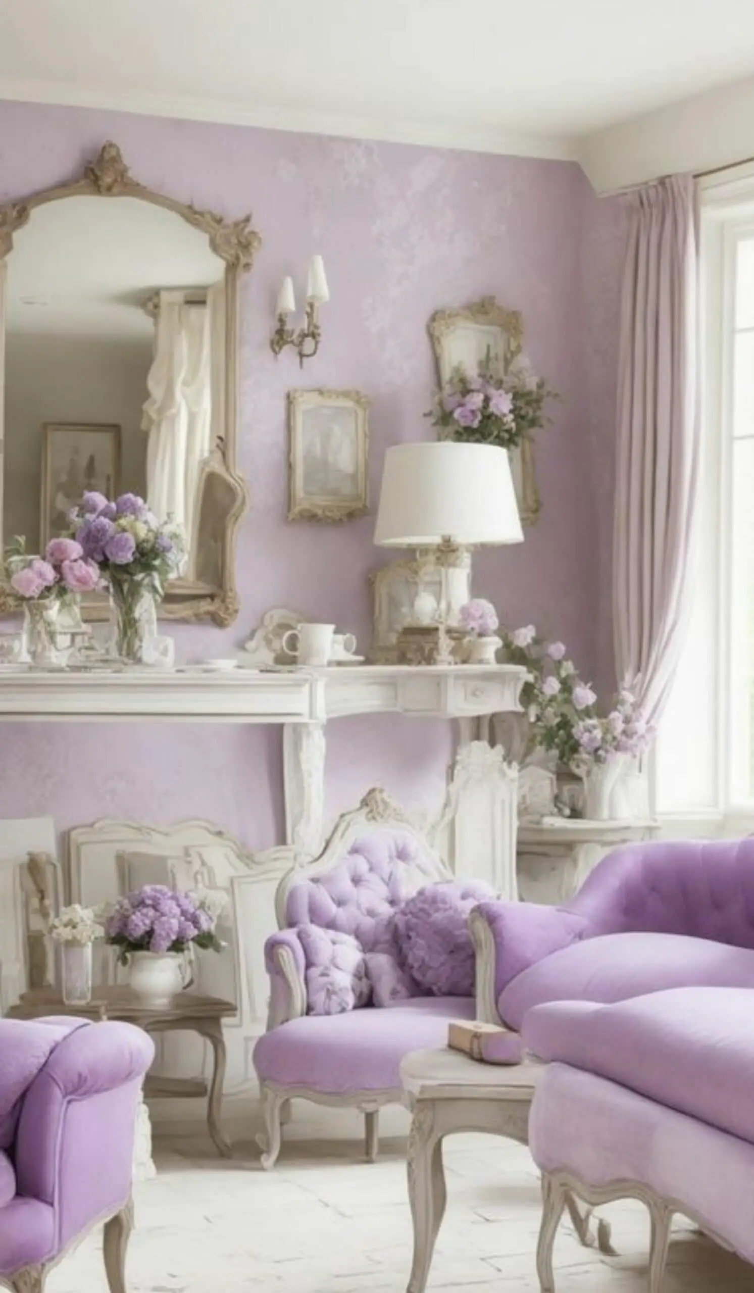 add lilac accents to your room