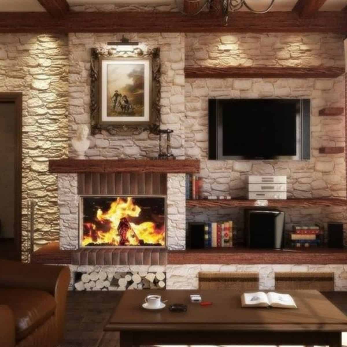 artistic wall setting